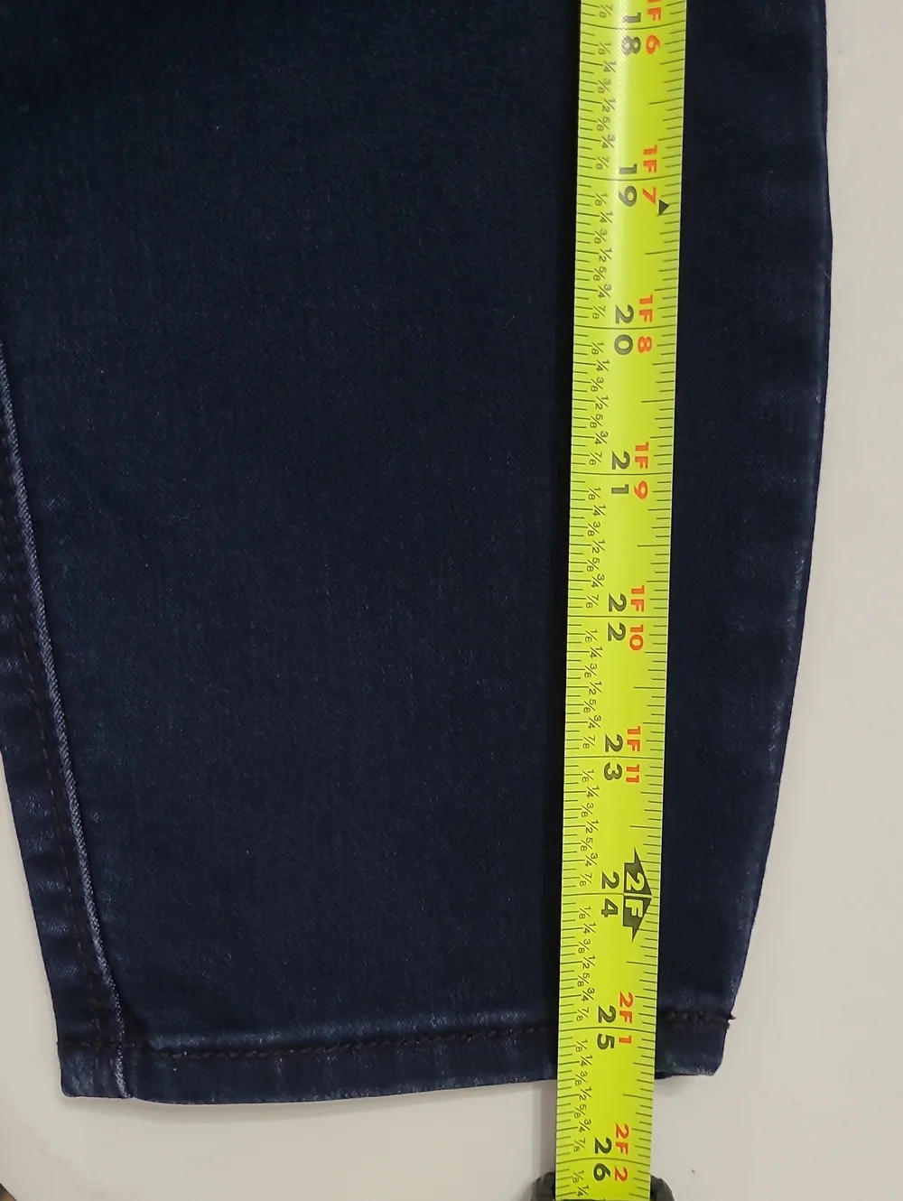 Seven7 Dark Blue High-Rise Ankle Skinny Jeans size 4
